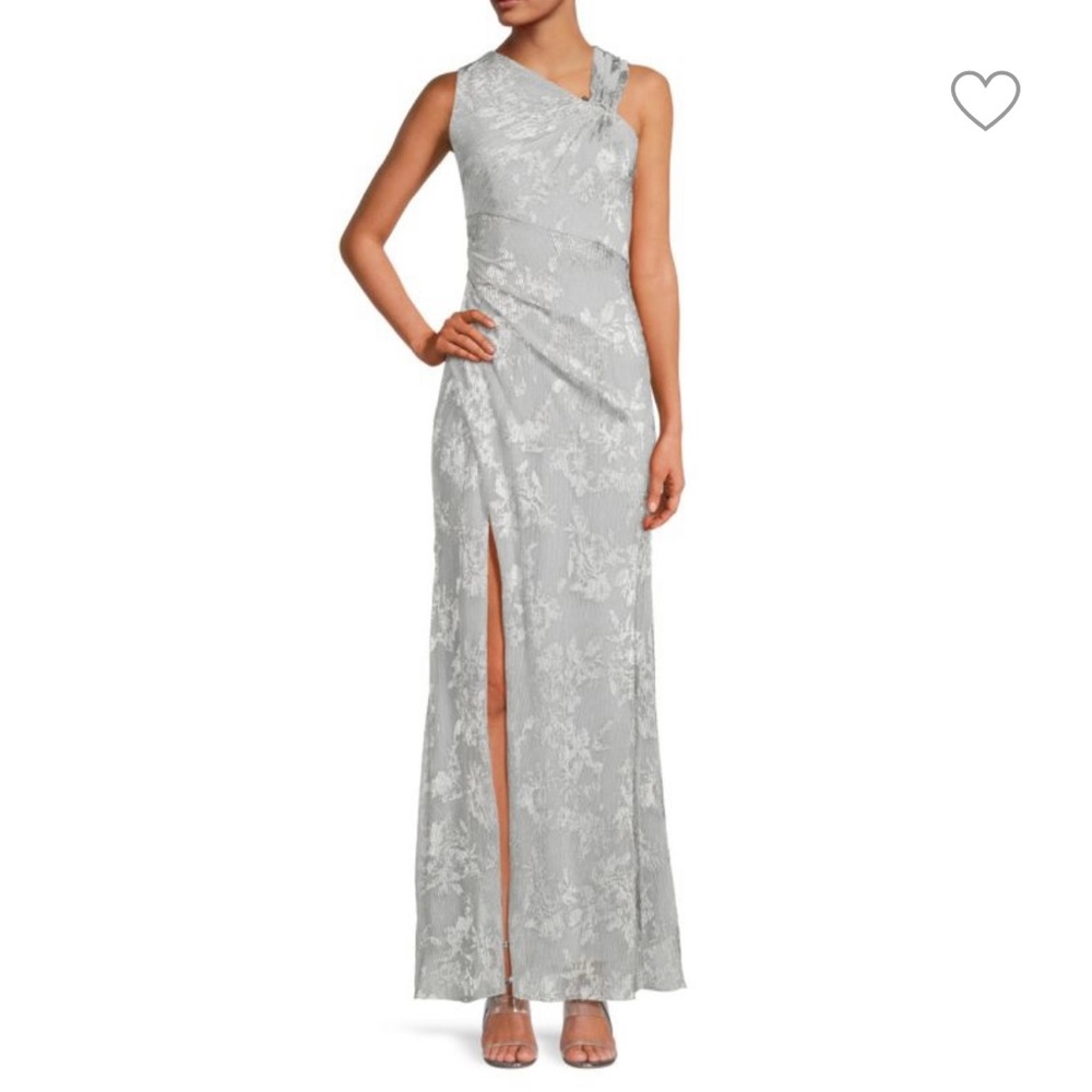 AIDAN MATTOX
Pleated Foil Gown